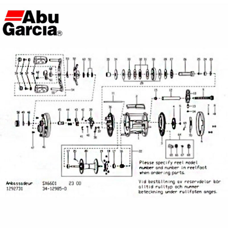 Abu garcia ambassadeur 5601 c4 схема