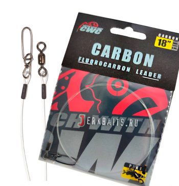 CWC-Carbon-Leader-18--90lb--0,90mm-45см Поводок флюркарбон