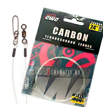 Поводок флюркарбон CWC Carbon Leader, 24" 90lb / 0,90mm 60см