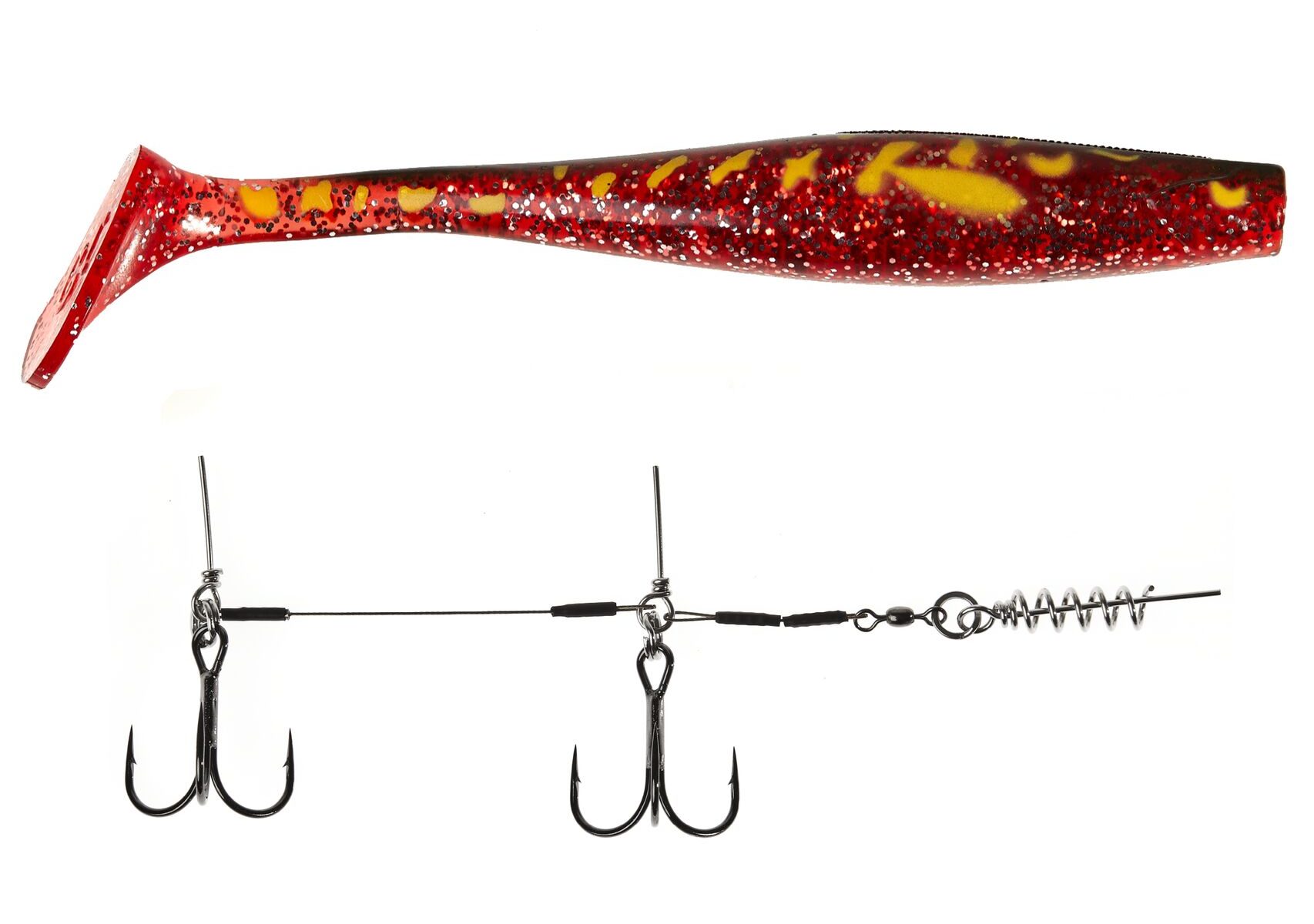 LJ 3D BBS SERIES KUBIRA SWIM SHAD + STINGER L 140433SET-PG25