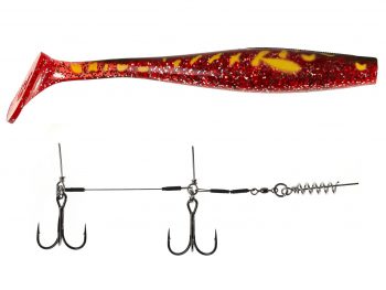 LJ 3D BBS SERIES KUBIRA SWIM SHAD + STINGER L 140433SET-PG25