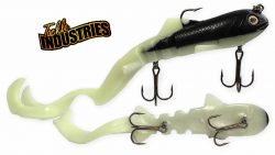 СИЛИКОНОВАЯ ПРИМАНКА TACKLE INDUSTRIES MSD-22-Glow-Blk-Wht