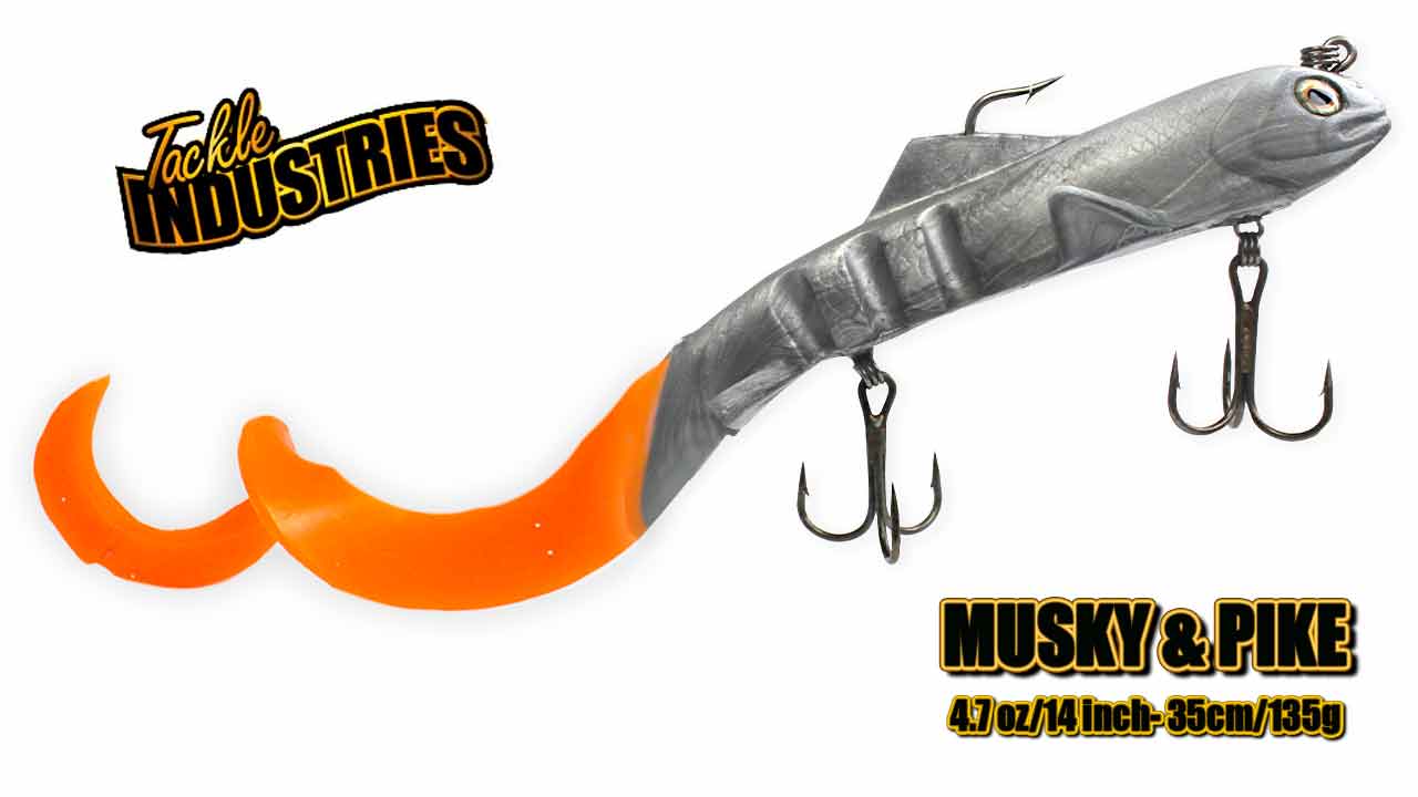 СИЛИКОНОВАЯ ПРИМАНКА TACKLE INDUSTRIES REG-27 Chrome Orange