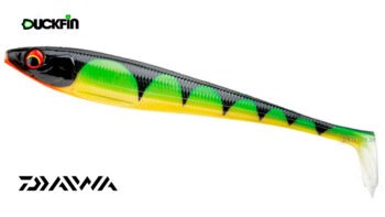 Силиконовая-приманка-DAIWA-Prorex-Duckfin-Shad-XL-250DF--25см--Burning-Shad